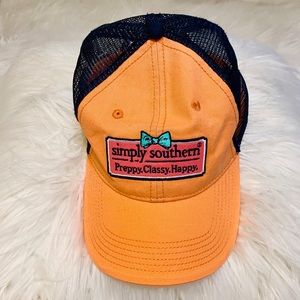 Simply Southern Mesh Snapback Preppy Classy Happy
